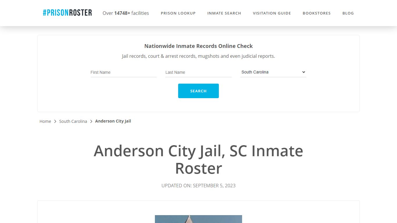 Anderson City Jail, SC Inmate Roster - Prisonroster